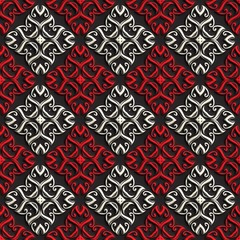 Plastic background tile