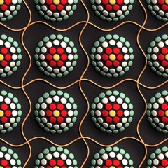 Plastic background tile