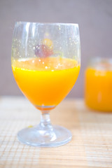 Orange juice in glass