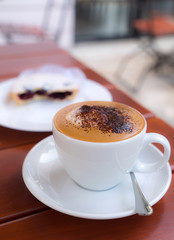 cup of cappuccino