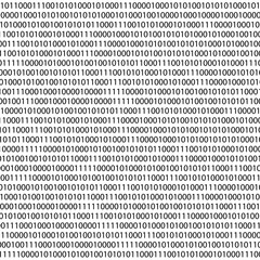 Abstract   binary code background , Vector