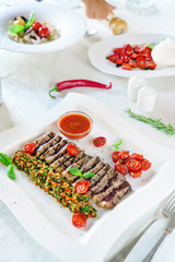 meat with vegetables