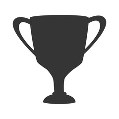 trophy win champion isolated vector illustration eps 10