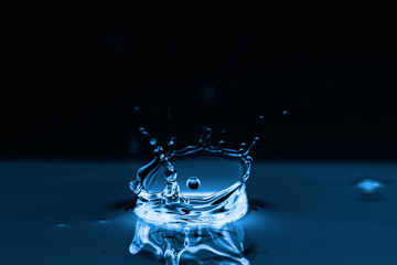 Water splashes background