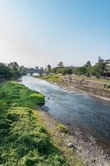 古都金沢　浅野川の風景