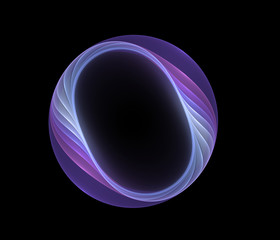 Abstract fractal sphere