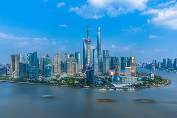 Fototapeta na wymiar Spectacular views of the Bund,shanghai,china.