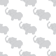 African   elephant   baby animal Seamless Pattern