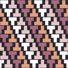 Seamless vector background with abstract geometric pattern. Print. Repeating background. Cloth design, wallpaper.