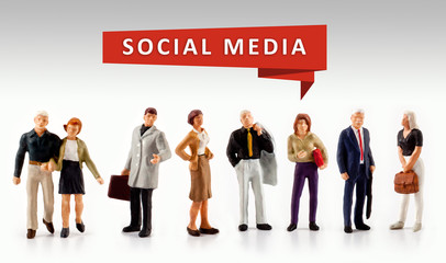 group of people – Social Media and Connection Concept