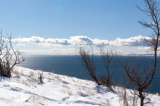Highland Lake Sevan in Armenia
