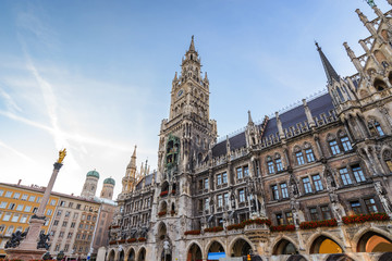Marienplatz town hall, Munich, Germany