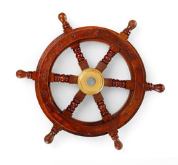 Old steering wheel © goir