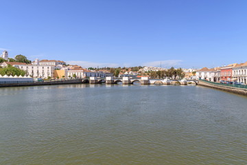 Fototapeta na wymiar Vista Panorâmica de Tavira no Algarve