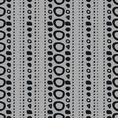 Hand-drawn geometric seamless pattern