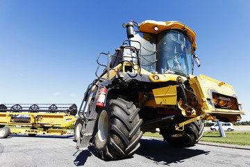 combine harvester latest model