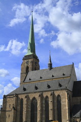 Fototapeta na wymiar Cathedral of St. Bartholomew, Pilsen