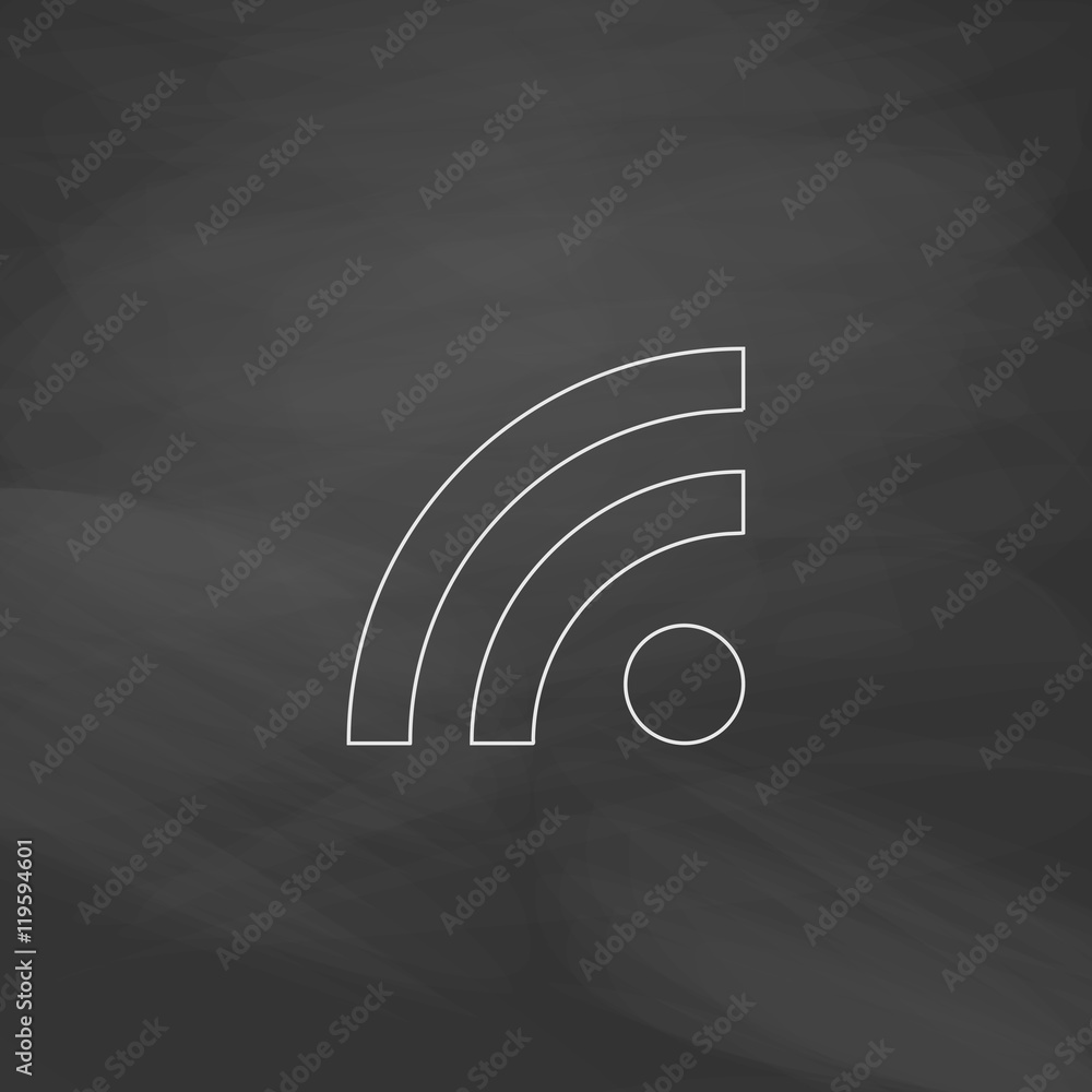 Poster rss computer symbol