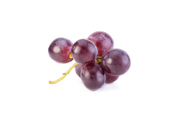 grapes isolated on over white background