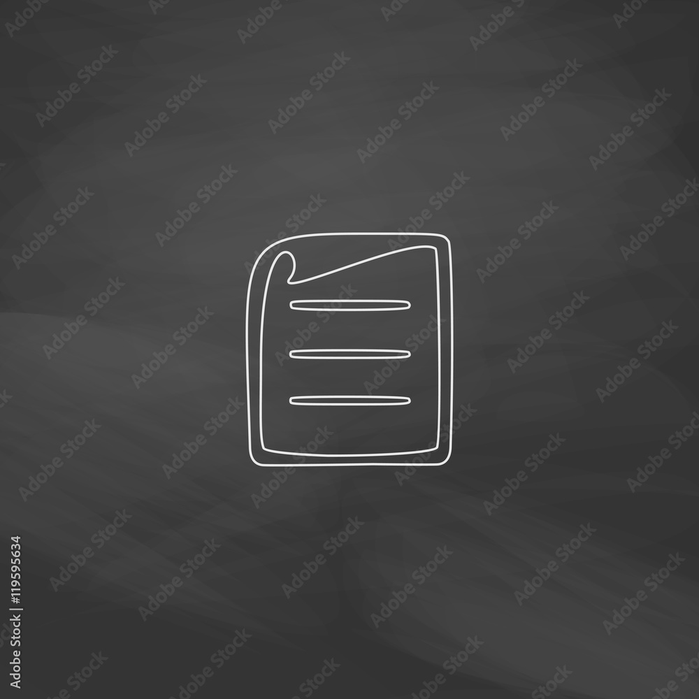 Poster paper document computer symbol