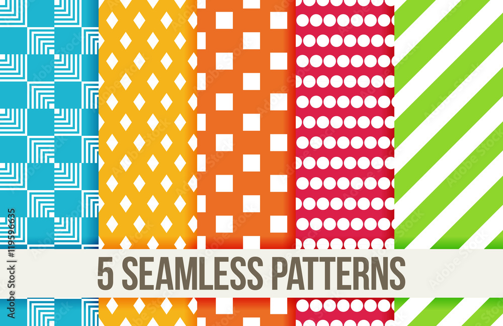Poster seamless pattern. vector background