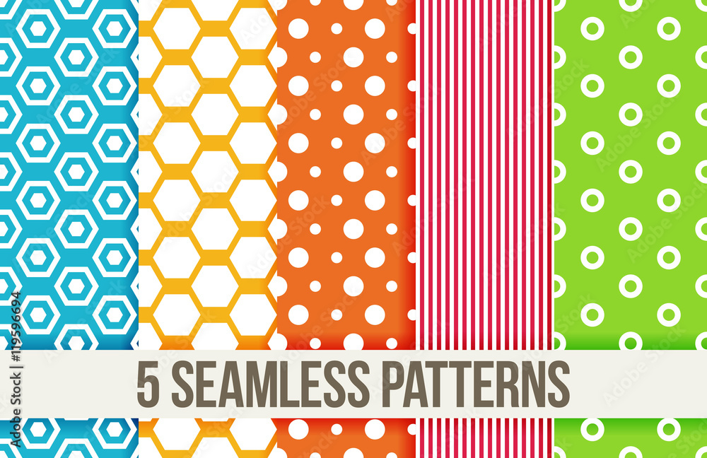 Poster seamless pattern. vector background