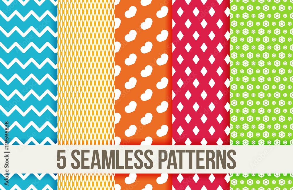 Poster seamless pattern. vector background