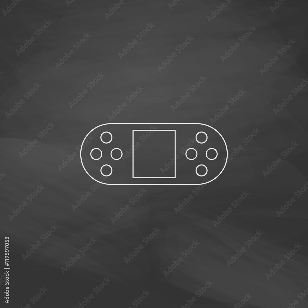 Poster game console computer symbol