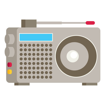 Radio. Flat icon