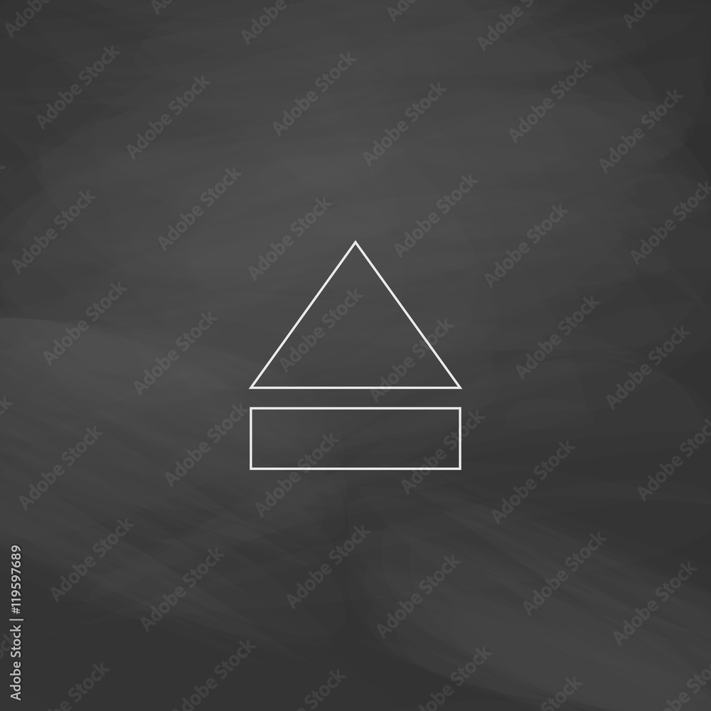 Poster eject computer symbol