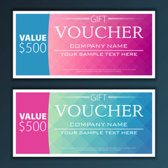 Gift voucher template
