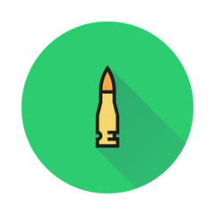 Obraz premium bullet Icon on white background
