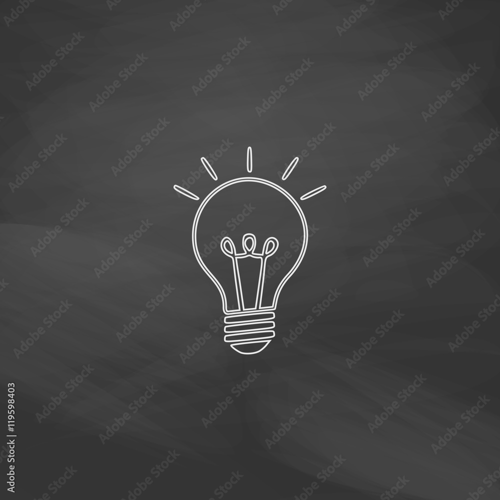 Poster light lamp computer symbol