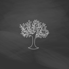 Maple tree computer symbol