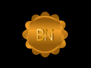 BN Initial Logo for your startup venture