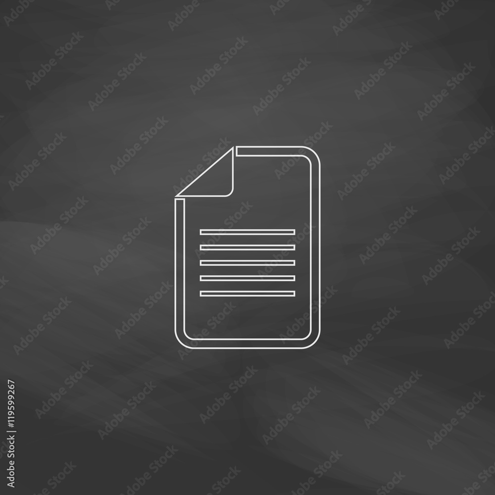 Poster document computer symbol