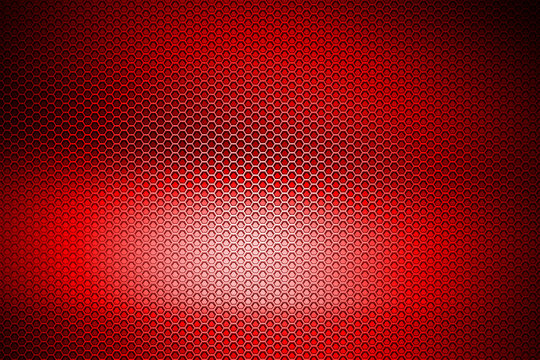 red chrome metallic mesh. metal background and texture.