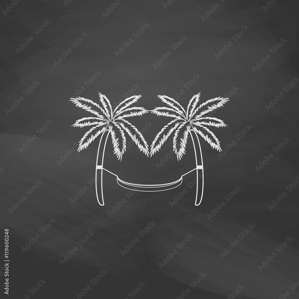 Poster hammock computer symbol