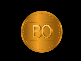 BO Initial Logo for your startup venture