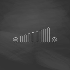 Volume adjustment computer symbol