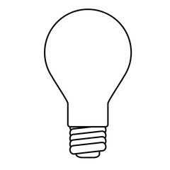 White Lightbulb Outline