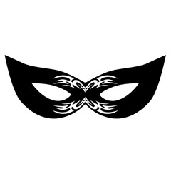 Template carnival mask.
