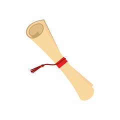 certificate diplom graduation isolated vector illustration eps 10