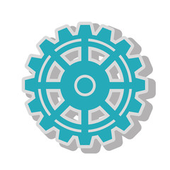 gear wheel team work isolated vector illustration eps 10