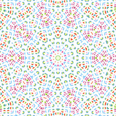 Fototapeta na wymiar Abstract color pattern on white