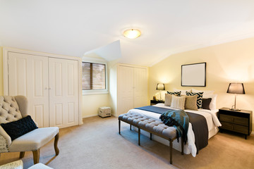 Modern bedroom interior