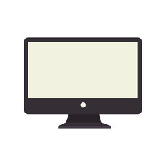 screen computer display  icon design, vector illustration   
