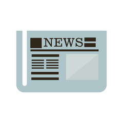 news newspaper  icon design, vector illustration  EPS10