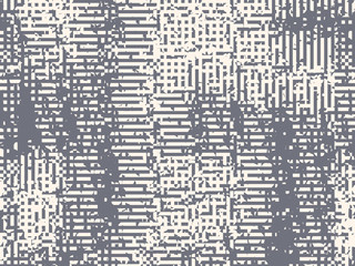 Abstract grunge vector background. Monochrome raster composition of irregular graphic elements.