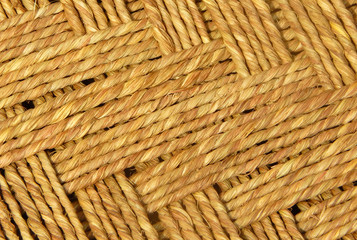 Jute thread weaving design and texture as background